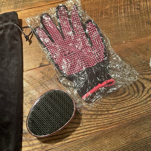 TYMO RING Ionic Hair Straightening Comb Brush Styling Iron Glove Travel Bag NEW - Picture 4 of 16